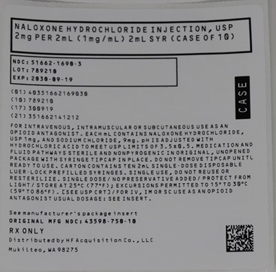 Label (51662 1690 3 Naloxone Hydrochloride Injection  Usp 2mg Per 2ml (1mgml) 2ml Syr (case Of 10) Case Label Image Gs1 Resized)